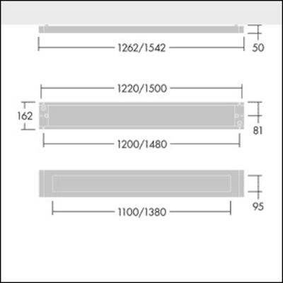 Thorn LED-Aufputzleuchte 830 PUNCH 3LRO #96636043