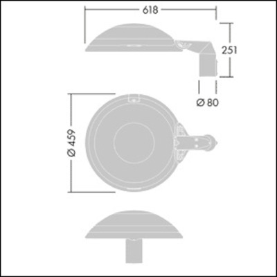 Thorn LED-Straßenleuchte 740 TR 24L50- #96635453