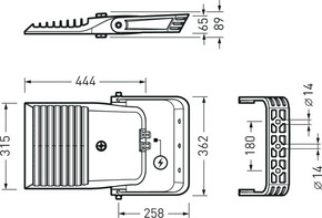 Trilux LED-Strahler 730, DALI, anthrazit LnPlus 40- #8140451