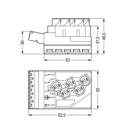 WAGO GmbH & Co. KG Einspeisemodul 772-277/080-000