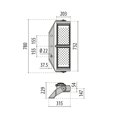 Performance in Light LED-Flutlichtleuchte 5700K 3116861