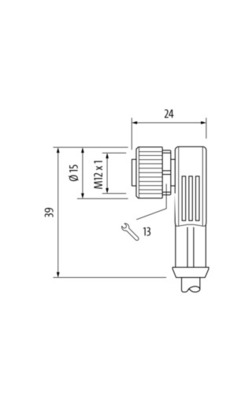 Murrelektronik PUR 5x0.34 schwarz UL/CSA +schleppk. 5m 7000-40361-6350500