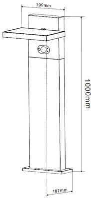 Lichtline LED-Solar-Wegeleuchte 100cm PRDX27801