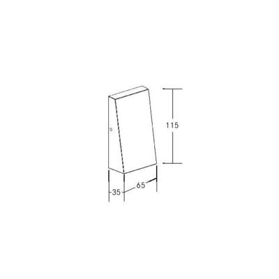 Brumberg Leuchten LED-Wandanbauleuchte 3000K, graphit 65031103
