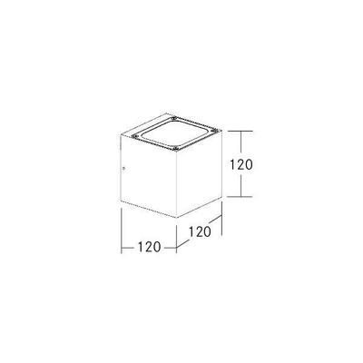 Brumberg Leuchten LED-Wandleuchte 3000K, graphit 65234103