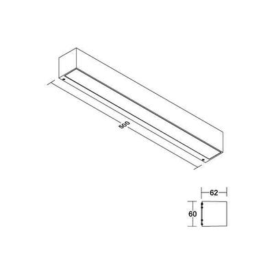 Brumberg Leuchten LED-Wandleuchte 3000K, graphit 65254103