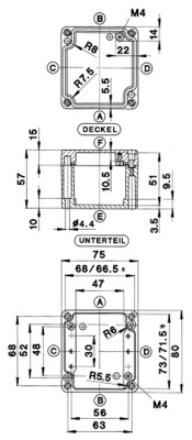 Bernstein Alu Gehäuse GEH.CA-130