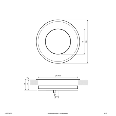 EVN Lichttechnik LED-Bodeneinbauleuchte IP67 PCB67241202