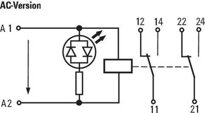 Weidmüller Relaiskoppler 2W 24VAC 12A RCMKITPI24VAC2COLD