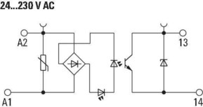 Weidmüller Solid-State-Relais 5-48VDC 100mA TOP 24VAC/48VDC 0,1A
