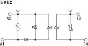 Weidmüller Solid-State-Relais 24-230VAC 100mA TOS 5VDC/230VAC 0,1A