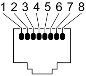Murrelektronik MSDD Einbaudose RJ45 Bu/Bu 4000-73000-0010000