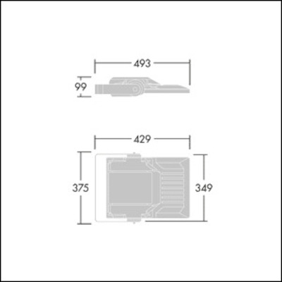 Thorn LED-Fluter 740 AFP2S24L50740A4CL1GY