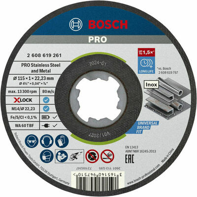 Bosch Power Tools X-LOCK Trennscheibe 2608619261