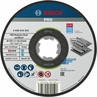 Bosch Power Tools PRO Stainless Steel and Metal X-Lock 2608619262