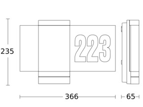 Steinel Sensor-LED-Außenleuchte L 270 digi SC