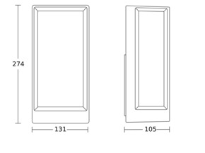Steinel LED-Außenleuchte L 42 C