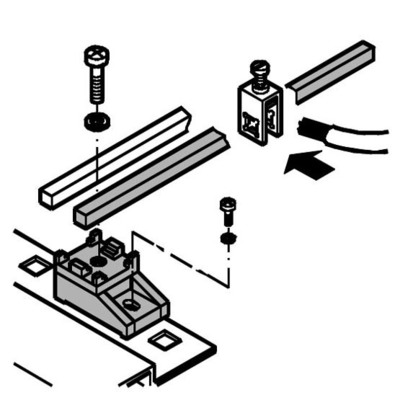 Schroff Verteilerklemme 20118365 (VE10)