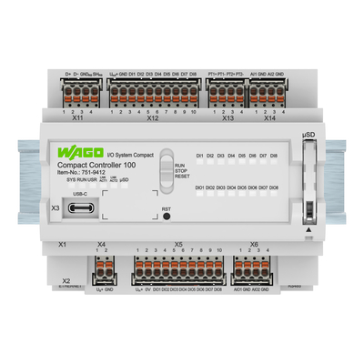 WAGO GmbH & Co. KG Compact Controller 100,8DI 8DIO 751-9412