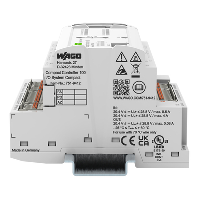 WAGO GmbH & Co. KG Compact Controller 100,8DI 8DIO 751-9412