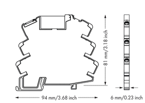WAGO GmbH & Co. KG Relaisbaustein steckbar 230VAC/DC 3,5mA 1W 857-358