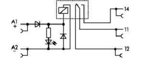 WAGO GmbH & Co. KG Relaisbaustein steckbar 24VDC 10mA 1W 857-314