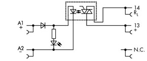 WAGO GmbH & Co. KG SSR-Relaisbaustein 24VDC,24-240VAC/1A 857-714