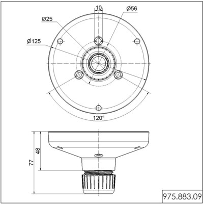 Werma Adapter für Rohrmontage 97588309