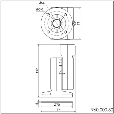 Werma Knickfuss BK 96000030