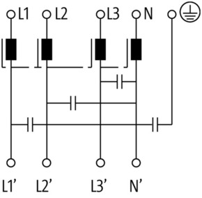 Murrelektronik Netzentstörfilter I:10A U:4x440VAC MEF 3/1 N 10A T
