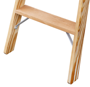 ILLER-LEITER Holz Stufen Stehleiter ERGO Plus 2x3 Stufen 2103-7