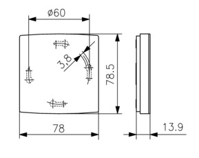 Alre-it Funk-Klimaregler externe Antenne JZ-25