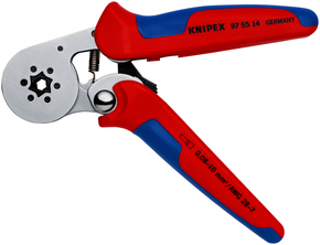 Knipex-Werk Aderendhülsen-Presszange 0,08-10qmm 97 55 14 SB