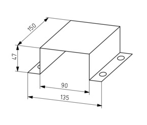 Alre-it Ball/Sonnen/Regenschutz V4A Blech 150x90x47 S-Schutz 01