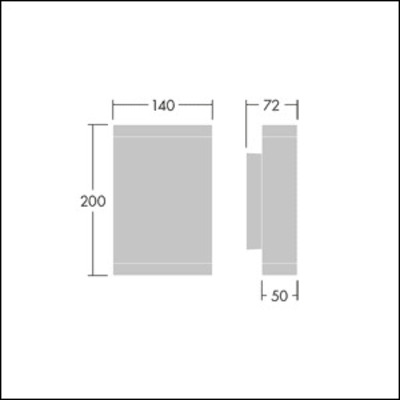 Thorn LED-Wandleuchte 930, anthr. AXYL GLOW #96701293