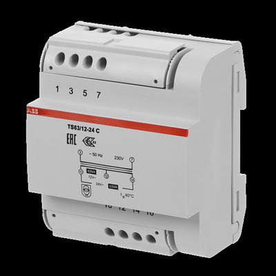 ABB Stotz S&J Sicherheits-Trafo TS 63/12-24 C