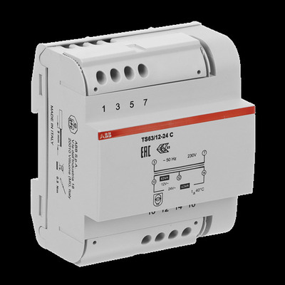 ABB Stotz S&J Sicherheits-Trafo TS 63/12-24 C