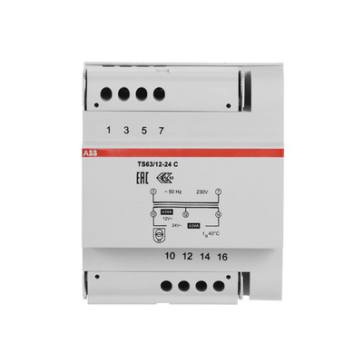 ABB Stotz S&J Sicherheits-Trafo TS 63/12-24 C