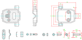 EFB-Elektronik D-Sub Kunststoffhaube E-DH15 grau 29521.1