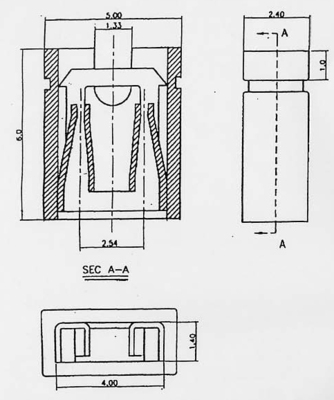 EFB-Elektronik Adressierstecker RM2.54 schwarz Gehäuse offen 33904.1
