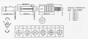 EFB-Elektronik Mini-DIN-Stecker 8-pol. m.Zugentlast. 34816.1