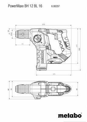 Metabowerke Akku-Bohrhammer BH12BL16#600207840