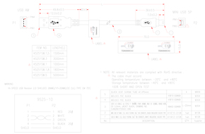 EFB-Elektronik USB2.0 Anschlusskabel 3,0m schwarz K5251SW.3