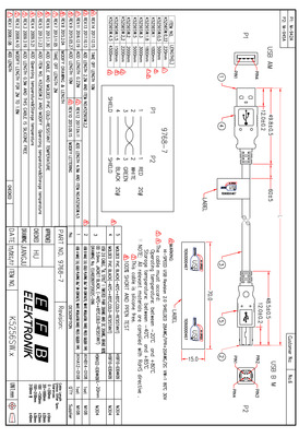 EFB-Elektronik USB2.0 Anschlusskabel 3,0m schwarz A-B K5256SW.3