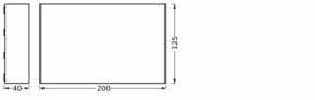 Ledvance LED-Wandleuchte 3000K, dunkelgrau Endura#4099854217562