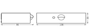 Ledvance LED-Solar-Wandleuchte 3000K, Sensor, weiß Endura#4099854219993