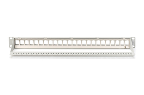 DIGITUS Modular Patch Panel gesch. 24Port,Blank,1HE,gr DN-91410
