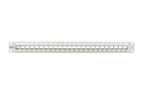 DIGITUS Modular Patch Panel gesch. 24Port,Blank,1HE,gr DN-91410