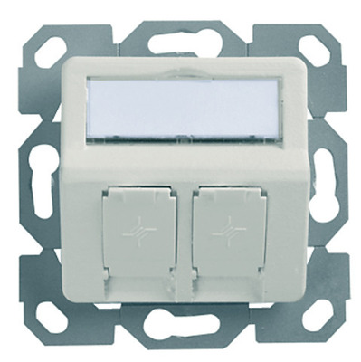 Telegärtner Modul-Aufnahme 2-fach ch UP/50 aws aufbauend 100021417