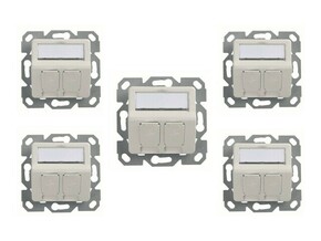 Telegärtner Modul-Aufnahme 2-fach ch UP/50 aws aufbauend 100021417